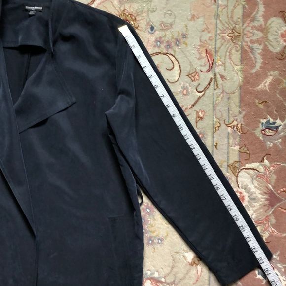 American Apparel Lightweight Vegan Silk Dylan Trench - Picture 10 of 13